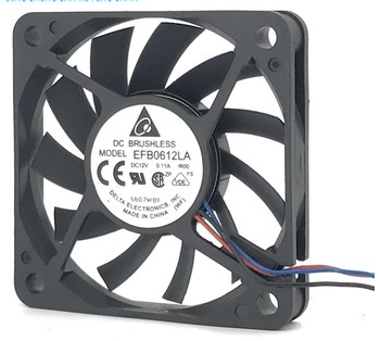 Original DELTA EFB0612LA Cooling Fan 12V 0.11A 0.84W 3wires EFB0612LA Fans